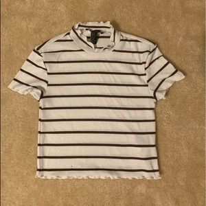 cropped forever 21 tee
